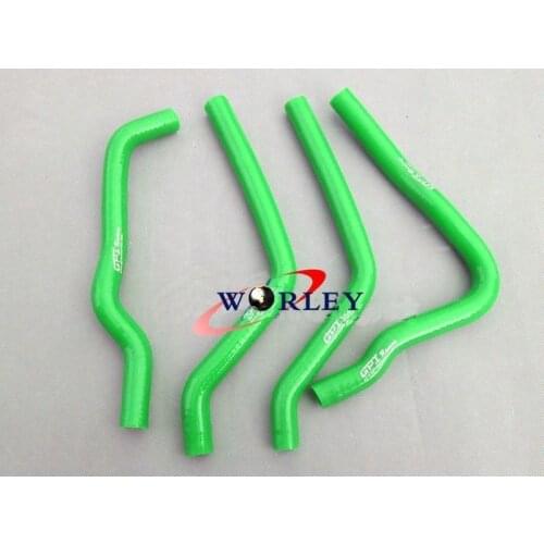 Silicone Radiator Hose For Kawasaki KX125 KX 125 1990-1993 1991 1992 GREEN
