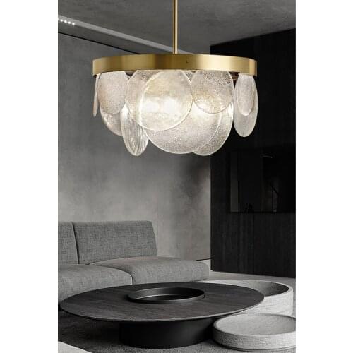 Modern glass pendant lamp bubble glass chanderlier crystal pendant lamp hanging lamp E27 fancy living room lighting
