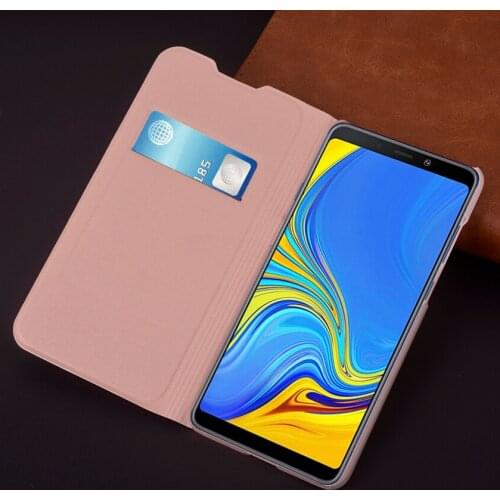Slim Wallet Case For Samsung Galaxy A9 2018 A920F A9 Star Pro A9s Phone Sleeve Bag Flip Cover With Card Holder Business Purse