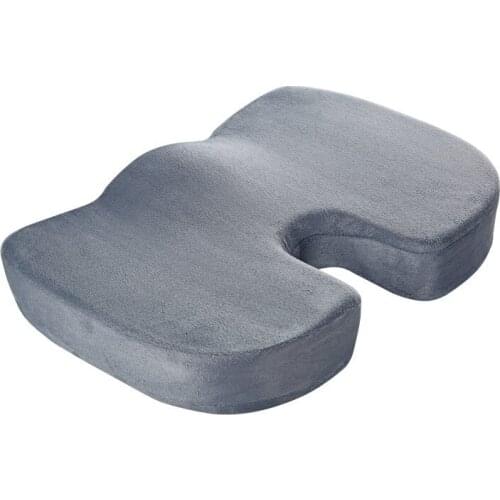 U-shaped Pillow Coccyx Orthopedic Gel Slow Rebound Memory Foam Sciatica Seat Cushion Car Office Hip Support Massage Relief Pain