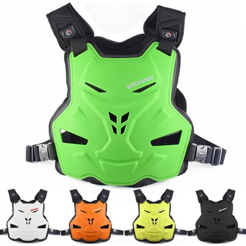 Vemar Motorcycle Body Armor Motor Riding Chest Protector Motocross Off-Road Racing Vest Hard Shell Bike Motorbike Body Protector