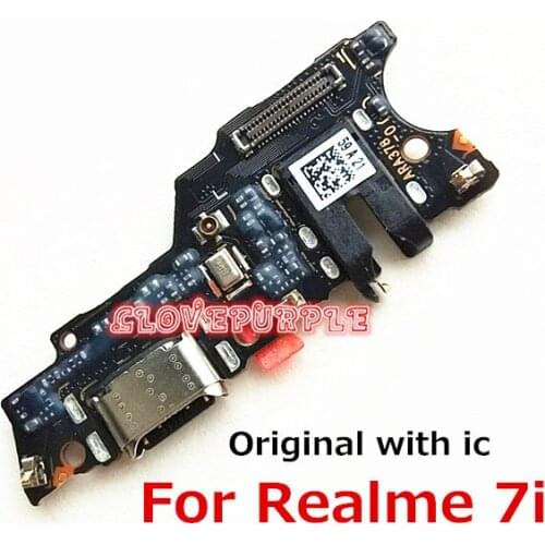 USB Charging Board Charger Port Dock Connector Flex Cable Replacement Parts for Realme 7i