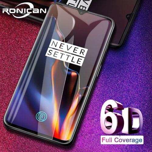 RONICAN 6D Protective Glass For Oneplus 6T Tempered Glass Screen Protector Film For Oneplus 6 5 5T Protective Glass One Plus 6T