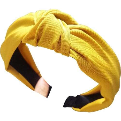 Womens Headband Printed Twist Hairband Bow Knot Cross Tie Cloth Headwrap Hair Band Hoop Headwear Hair Chic Bands Accessories