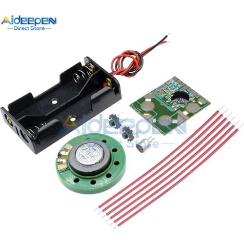 1Set ISD1806B 6 Second Recording IC Module DIY kit For Record+Play Sound For Voice Recorder Amplifier Greeting Card Recording