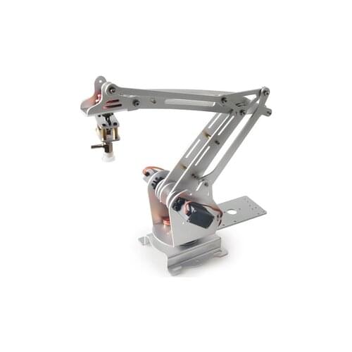 3DOF mechanical arm air pump aluminum alloy industrial robot model six axis robot arduino suction cup