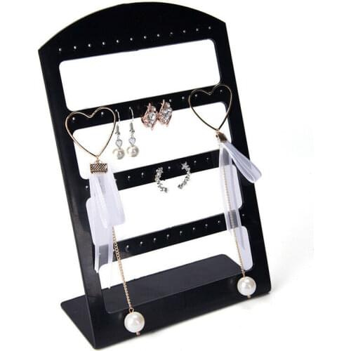 48 Holes Earring Rings Jewelry Plastic Display Rack Stand Organizer Holder Mold