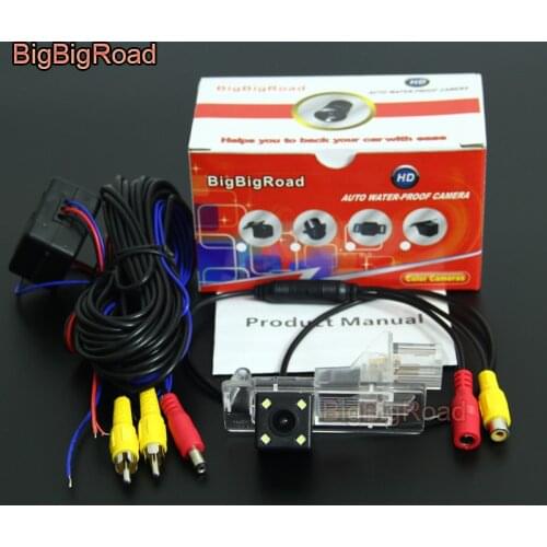 BigBigRoad Car Rear View Reverse Backup Camera For Renault Lodgy / Dacia Lodgy / Samsung SM3 / Captur 2012 2013 2014 2015 2016