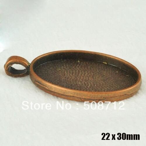 Freeship!! Time gem base trays vintage handmade accessories 22x 30mm oval/pendant base /pendant settings