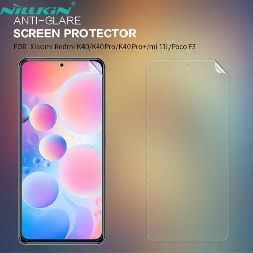 For POCO F3 Nillkin Clear / Matte Soft Plastic Film Screen Protector for Xiaomi Mi 11i 11 Lite 5G 4G Redmi K40 Pro Plus