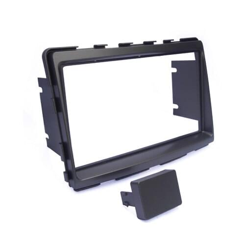 Double Din Radio Facia for SSANGYONG Rodius Korando Turismo Stavic 2013+ Fascia DVD Stereo CD Panel Dash Kit Trim Face Plate