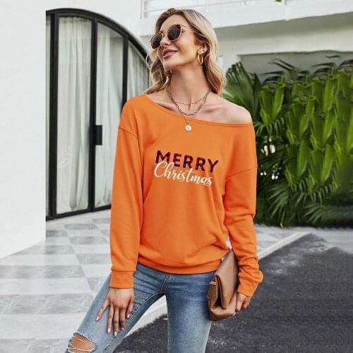 Casual Long Sleeve Letter Print T Shirt Top Woman Spring Autumn Fashion Skew Pure Color T-shirt Black Slim Tshirt Women Clothing