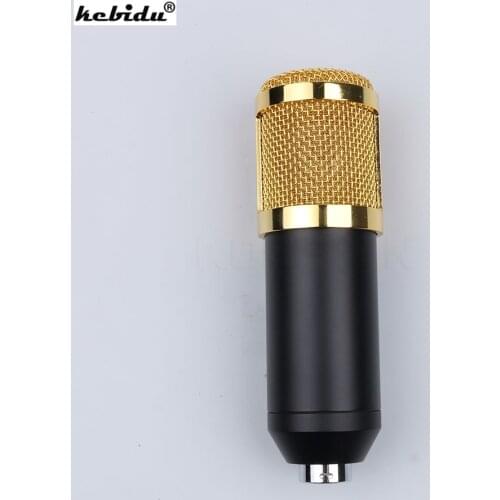 Kebidu Professional BM-800 Dynamic Condenser KTV Sound Recording Microphone for Radio Broadcasting KTV Karaoke with Shock Mount