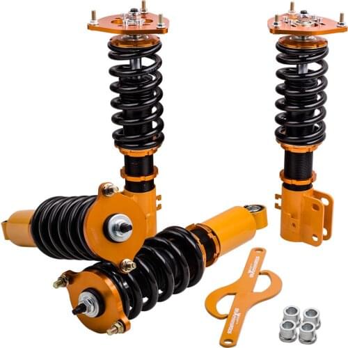 4x Adjustable Ride Height Coilover Suspension Kit For Subaru Legacy 1999 2000 2001 2002 2003 2004 BE/BH