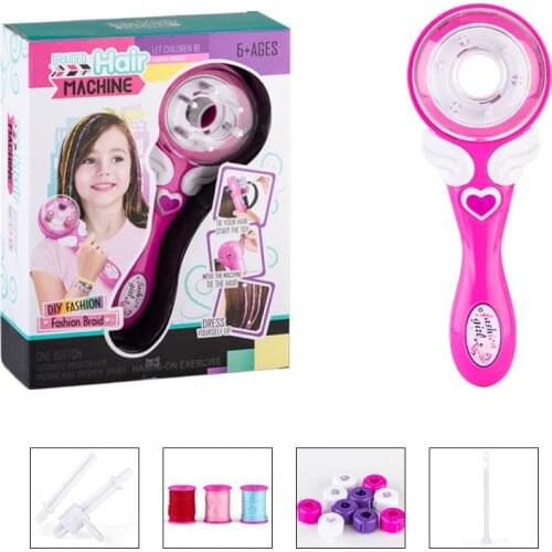 DIY Hair Knitting Machine Electric Automatic Hair Braid DIY Stylish Braiding Hairstyle Tool for Children Toys