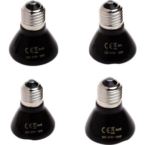 220V Small Mini Ceramic Emitter Heater Lamp Light Bulbs Far IR Heating Brooder