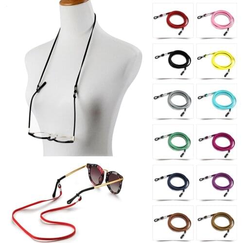 Eyeglasses Sunglasses Spectacle Holder Neck Cord Black Lanyard Holder for Reading Glasses Eyewear SpectaclesGlasses Chain