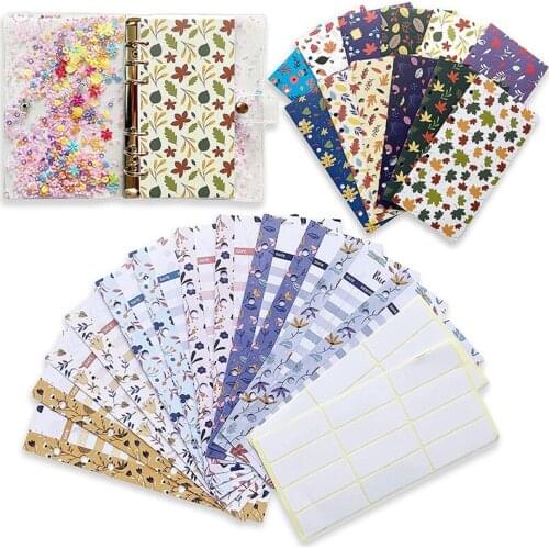 PPYY-A6 PVC Budget Binder, Budget Planner Organizer with Cash Envelopes, for Cash Budgeting, with Expense Budget Sheets