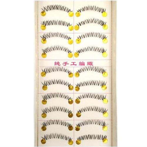 21 Natural crisscross DIY false lower eyelashes as handmade lashes fake eyelashes artificial eyelashes for women beauty makeup