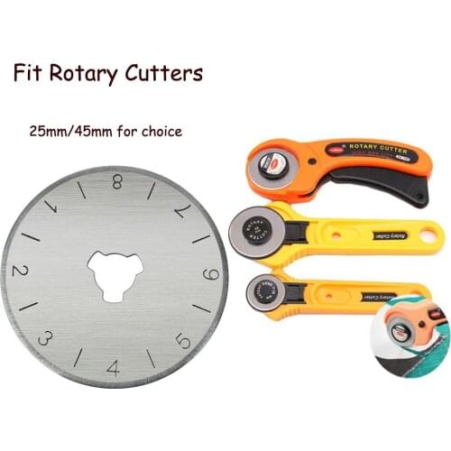 5PCS 28/45mm Rotary Cutter Blades Rotary Replacement Blade Craft Paper Cut Hand Replacement Spare Blades Fit Olfa Fiskars Most