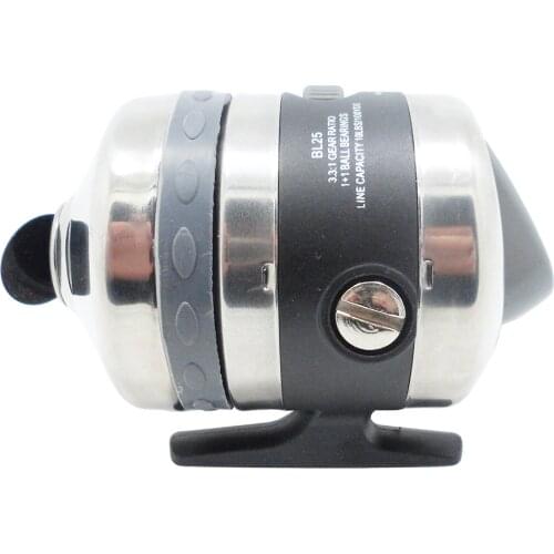 Compound Bow Fishing Slingshot Fishing Spinning Reel Spincast Reel Gear Ratio 3.3:1 Interchangeable