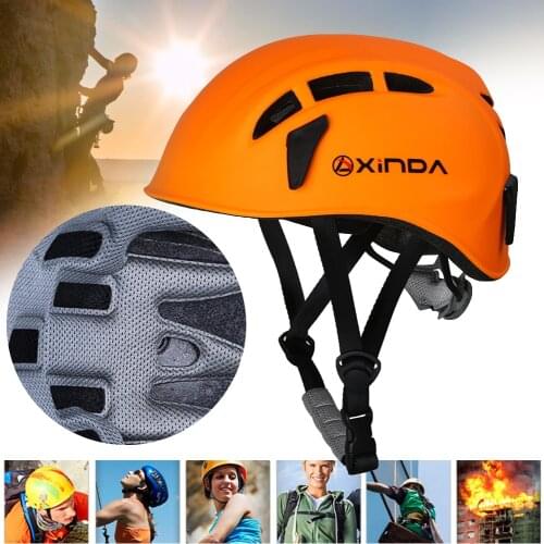 Outdoor Rock Climbing Downhill Helmet Mountain Rescue Equipment Expansion Safety Helmet Caving Work Helmet