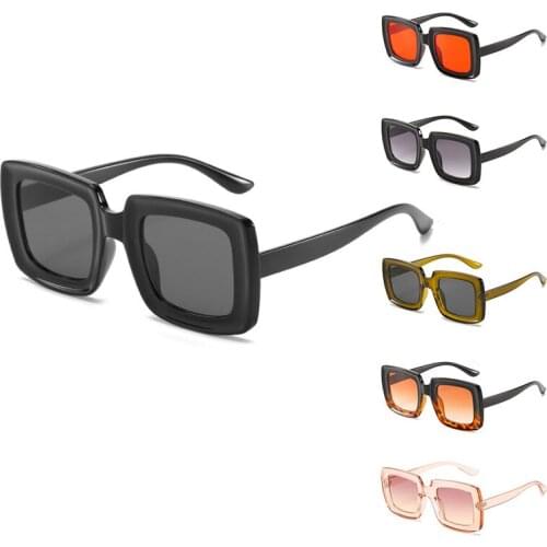 Vintage Oversize Square Sunglasses Women Big Frame Women Sun Glasses Fashion Gradient Female Glasses