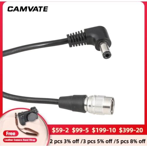 CAMVATE Standard D-Tap DC 2.5mm Plug To 4-Pin Hirose Coiled Cable Connector For Sound Devices 688/644/633, ZOOM F8 And Others