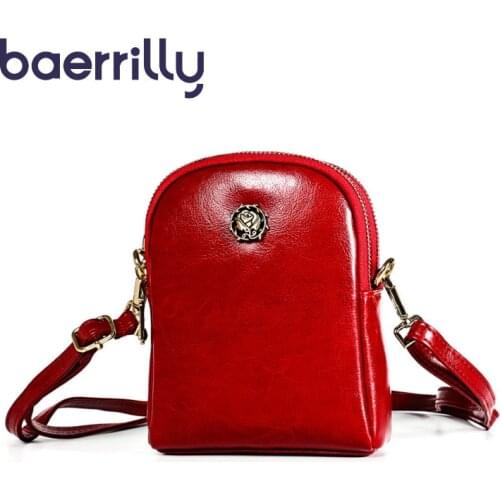 Fashion Luxury Handbags Women Bags Designer Genuine Leather Crossbody Bag For Women Small Bag For Phone Zipper Coin Purse Woman