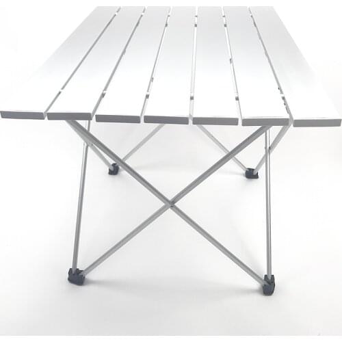 Ultralight Camping Aluminum Folding Table Compact with Carry Bag for Camping & Fishing