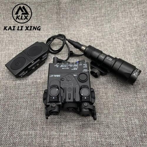 Tactical M300A Flashlight DBAL A2 Red Laser green laser White Light Version Weapon surefir nylon Light Dual control switch
