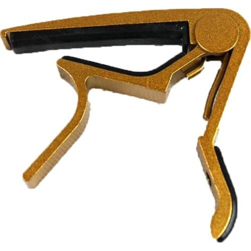 Universal Aluminium Alloy Metal New Guitar Capo Quick Change Clamp Key Acoustic Classic Guitar Capo Parts