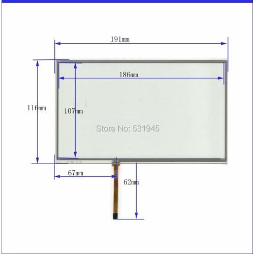 ZhiYuSun 191*116 touch screen display on the outside flat screen handwriting 191mm*116mm GPS navigation 8 -inch use AT080TN64