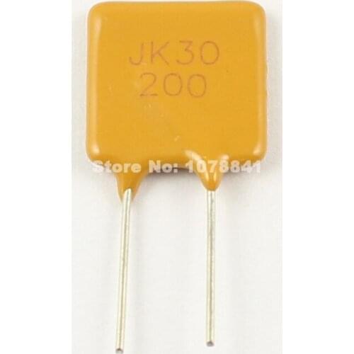 100 Pcs Per Lot New JINKE Polymer PPTC PTC DIP Resettable Fuse 30V 2A JK30-200
