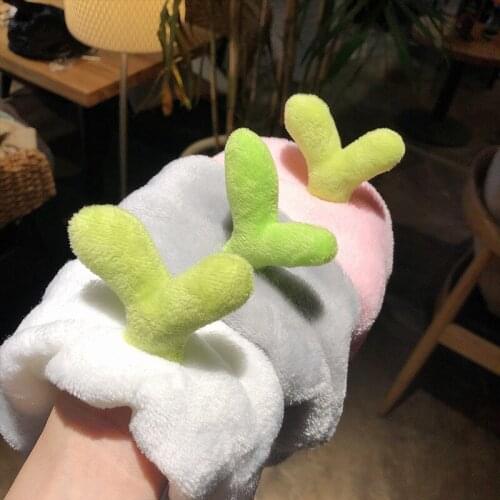 The New Hair Band of Cute Mint Mung Bean Sprouts Cute Face Wash Band Hair Accessories for Women