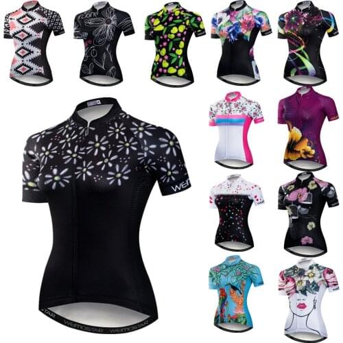 2021 Cycling Jersey Women Short Sleeve MTB Bike Jersey Road Bicycle Clothes Cycling Shirt Pro Team Cycle Wear Maillot Ciclismo