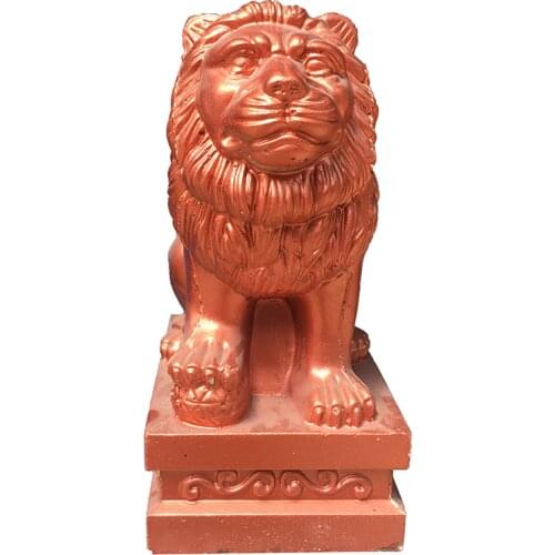 ABS plastic moulds lion statue mold F106 home villa garden concrete molds for sale