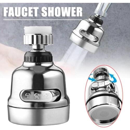 360 Degree Rotating Faucet Adapter Moveable Kitchen Tap Head Water Saving Spray Filter For Kitchen Bathroom Accessories