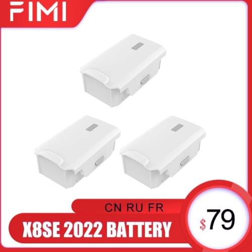 FIMI X8SE 2020 Drone Battery 11.4V 4500mAh Intelligent Flight Rechargable Lipo Battery RC Drone Accessories