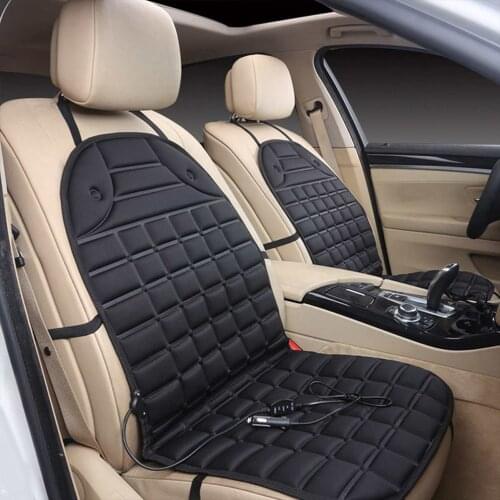 Car Seat Heated Cover 36-45W 12V Front Seat Heater Auto Winter Warmer Cushion Portable Automobile Accessories Hot Car-styling