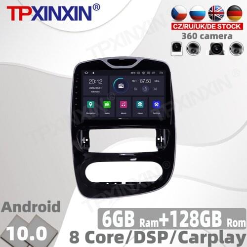 128G Android 10.0 For Renault Clio 2016 2017 2018 Car Radio Multimedia Video Player Navigation GPS Accessories no 2din 2 dinDVD