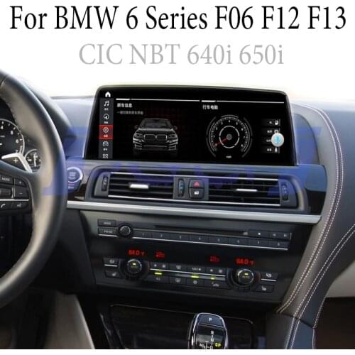 For BMW 6 F06 F12 F13 M6 S63 CIC NBT 640i 650i iDrive Car Stereo Audio Accessorie Navigation GPS Navi Radio CarPlay 360 BirdView