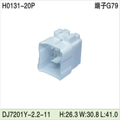 Free shipping 200pcs DJ7201Y-2.2-11 20Pin 2.2mm AMP Car Electrical Wire Connectors for VW,BMW,Audi,Toyota,NISSAN AND other