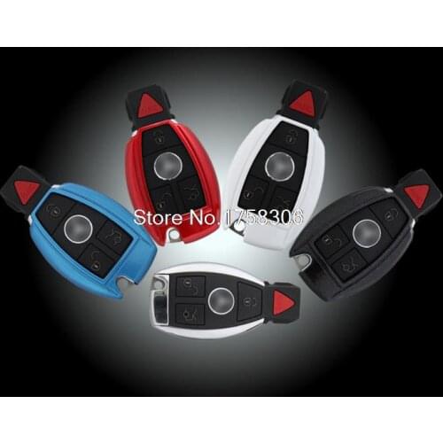 Angelguoguo ABS Car Key Cover for Mercedes-Benz B C GLK CLA CLS R M Grade E260 E300 C180 C200 Car key cover bag Fob