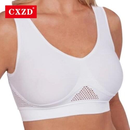 CXZD 20201 New Womens Sports Bra Top Gym Running Fitness Breathable Underwear Female hollow out Sport Bras