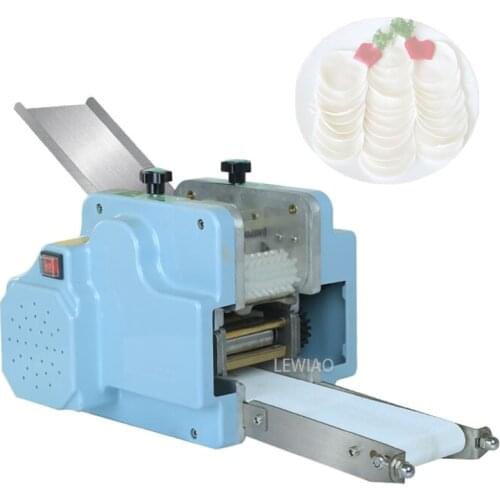 220V Electric Pastas Dumpling Wrapper Machine Rolling Pressing Gyoza Skin Maker Round Square Model Wonton Ravioli Making 110V