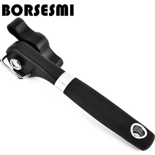 Hot selling multi-function stainless steel can opener bottle corkscrew kitchen gadgets wine openors safely