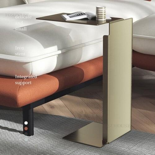 Hotel Lobby Office Corner Table for Living Room Home Furniture Square Side Table Modern Minimalist Small Apartment Coffee Tables