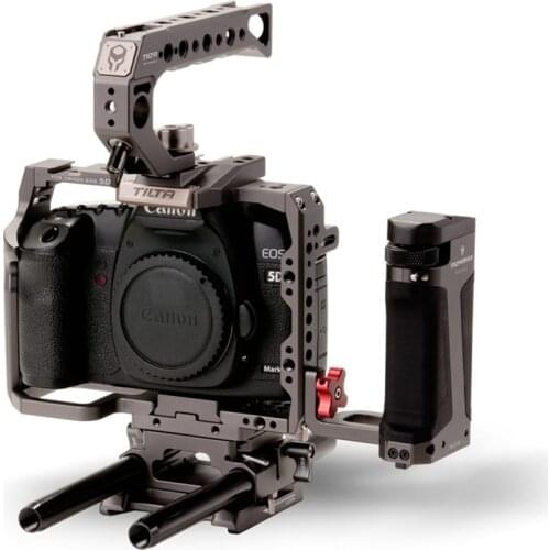 Tilta TA-T47-C-G CANON 5D 7D Camera CAGE Dslr rig FOR CANON 5D 7D 5D2 5D3 5D4 5D mark II 5D mark III side focus handle