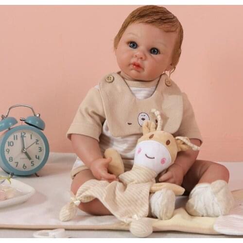 Icradle Boutique bebe reborn doll 52cm detail painted skin silicone reborn baby doll super realistic newborn boy dolls gift toys